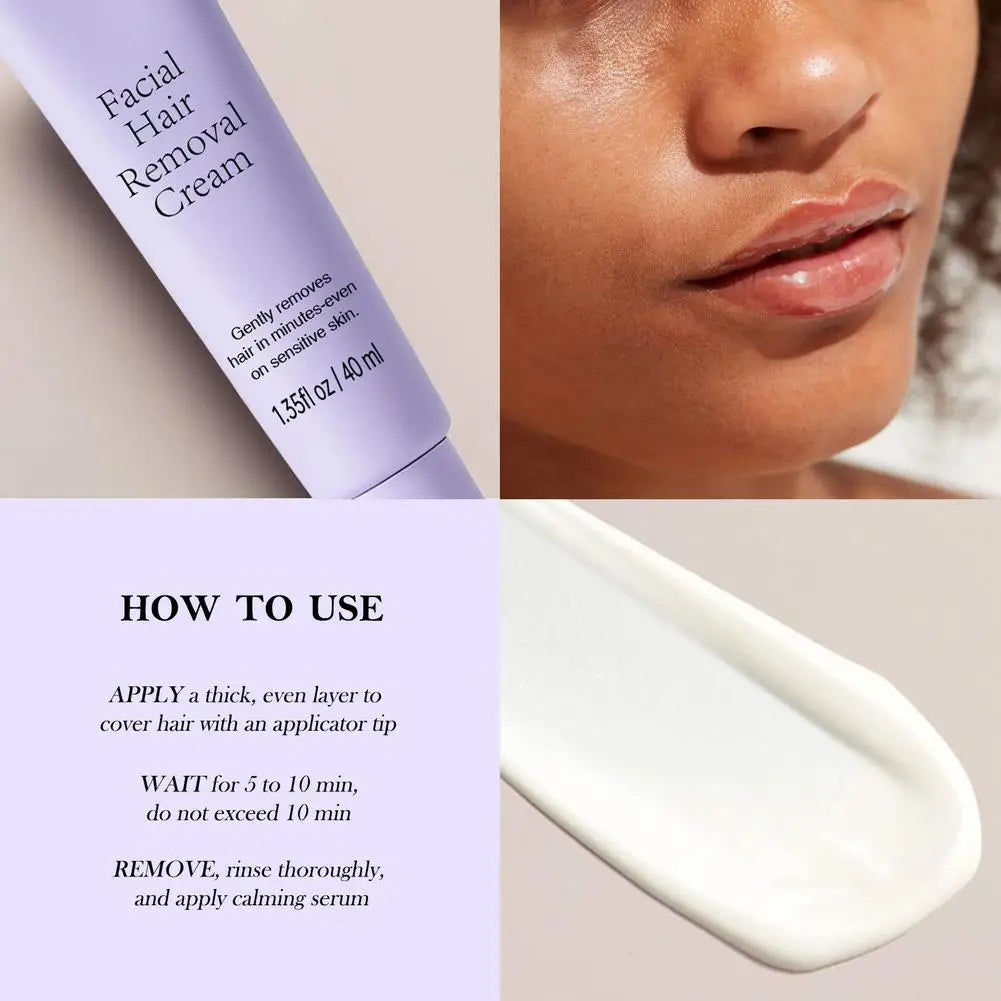 Painless Hair Removal Cream for Face