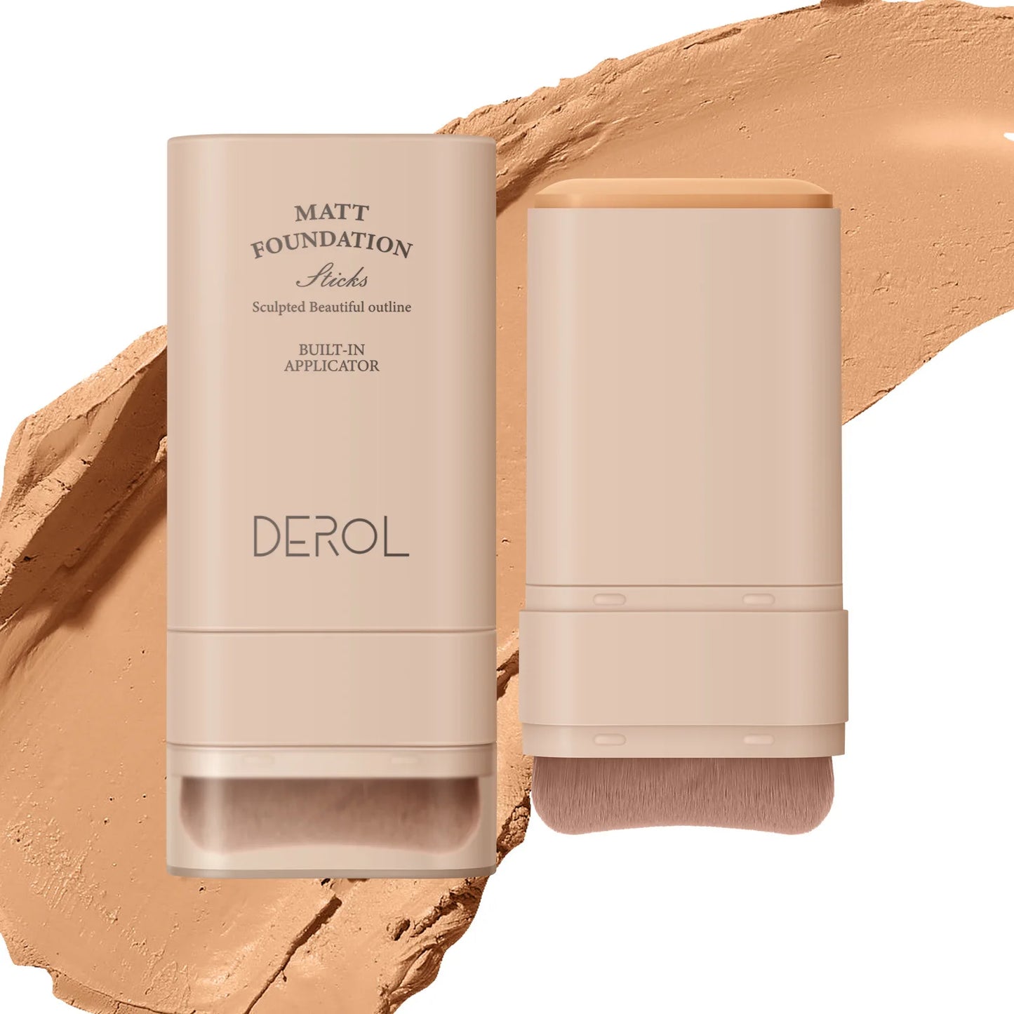 DEROL Eraser Foundation Stick with Makeup Brush