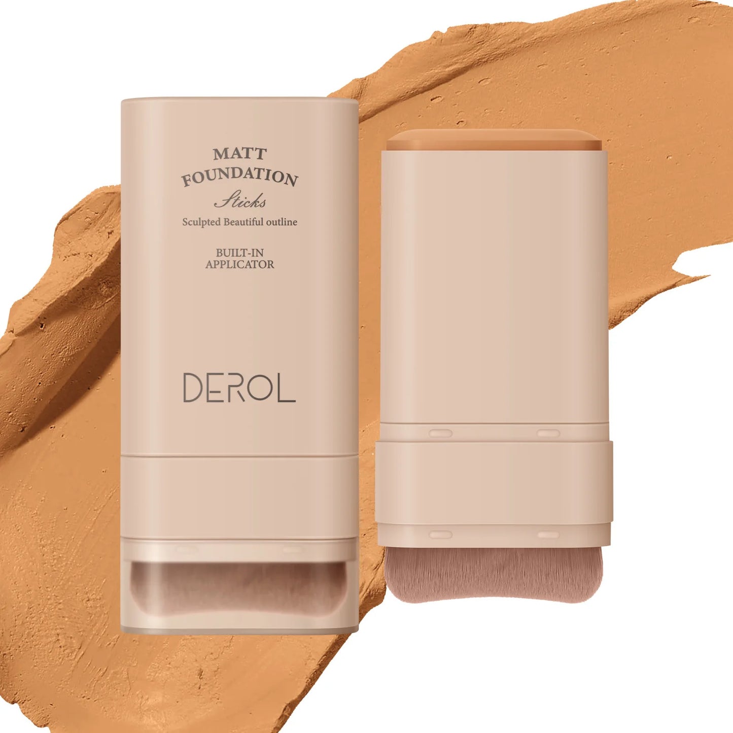 DEROL Eraser Foundation Stick with Makeup Brush