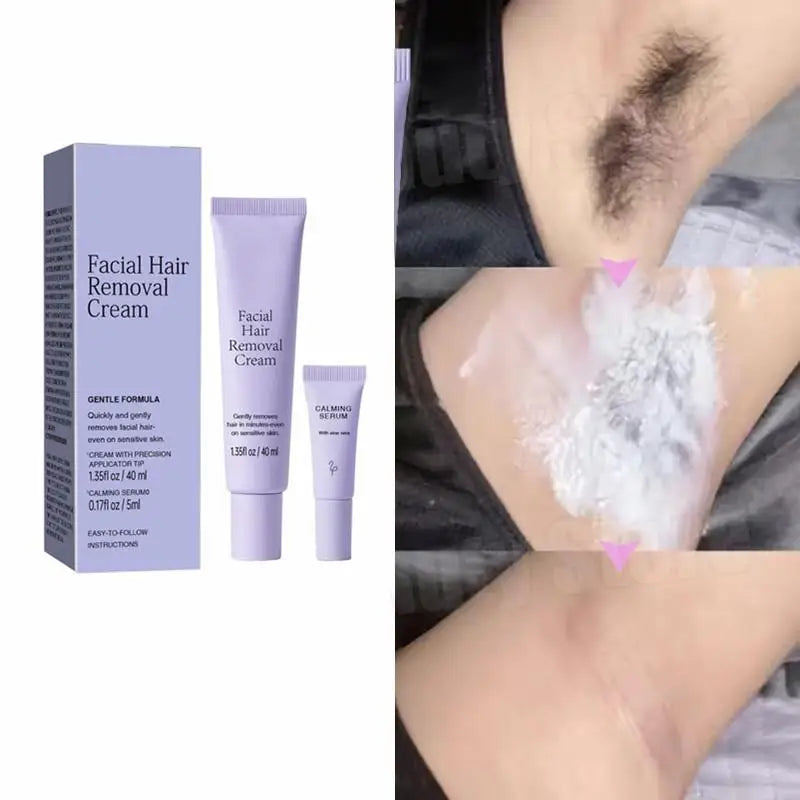 Painless Hair Removal Cream for Face